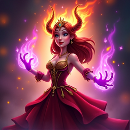 Queen Of Inferno spin lander Casino
