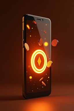 Smartphone con app Casinò SpinLander